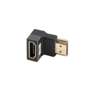 Lanberg AD-HDMI-07 adaptador de cable de vídeo HDMI tipo A (Estándar) Negro, Plata