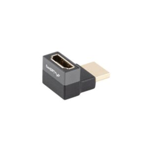 Lanberg AD-HDMI-08 adaptador de cable de vídeo HDMI tipo A (Estándar) Negro, Plata