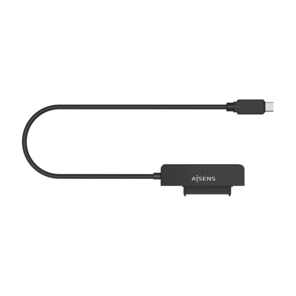 AISENS ASE-25C04B caja para disco duro externo Caja de disco duro (HDD) 2.5" USB con suministro de corriente