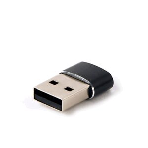 Gembird A-USB2-AMCF-02 cambiador de género para cable USB A USB C Negro