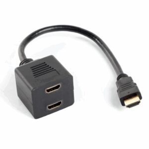 Lanberg AD-0019-BK divisor de video HDMI 2x HDMI