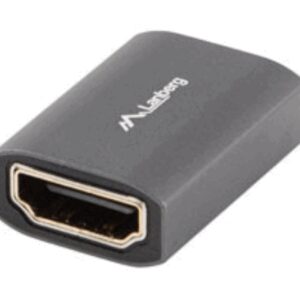 Lanberg AD-HDMI-02 cambiador de género para cable HDMI-A female 2.1 Plata