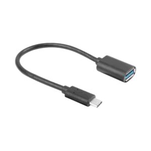 Lanberg AD-UC-UA-04 cable USB USB 3.2 Gen 1 (3.1 Gen 1) 0,15 m USB A USB C Negro