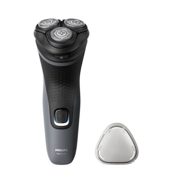 Philips S1142/00 afeitadora Máquina de afeitar de rotación Recortadora Negro, Gris