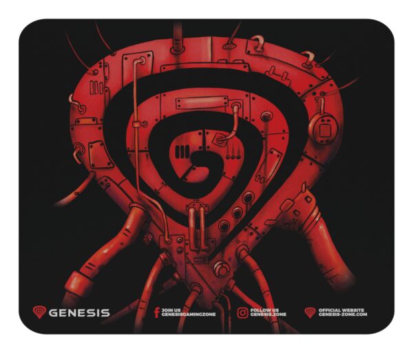 GENESIS Pump Up The Game Alfombrilla de ratón para juegos Negro