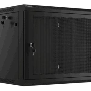 Lanberg WF01-6409-23B armario rack 9U Bastidor de pared Negro