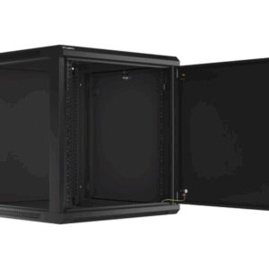 Lanberg WF01-6612-00B armario rack 12U Bastidor de pared Negro