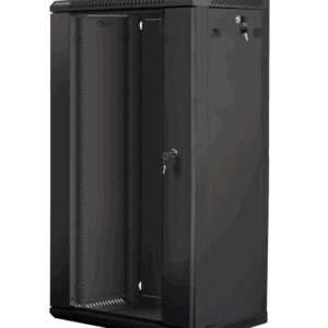Lanberg WF01-6422-10B armario rack 22U Bastidor de pared Negro