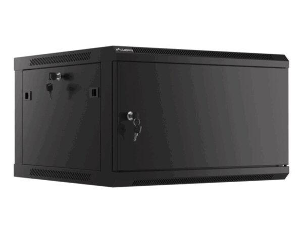 Lanberg WF01-6606-00B armario rack 6U Bastidor de pared Negro