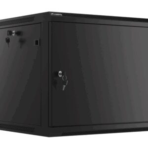 Lanberg WF01-6609-00B armario rack 9U Bastidor de pared Negro