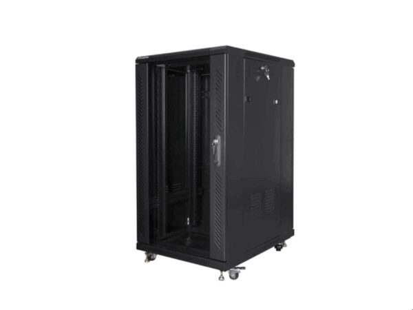 Lanberg FF01-6822-12B armario rack 22U Rack o bastidor independiente Negro