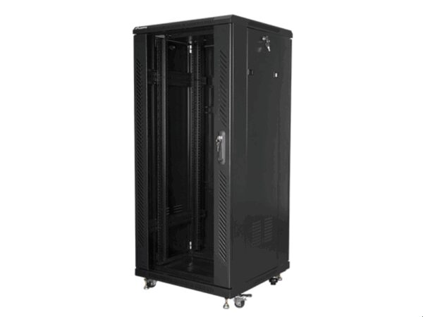 Lanberg FF01-6627-12B armario rack 27U Rack o bastidor independiente Negro