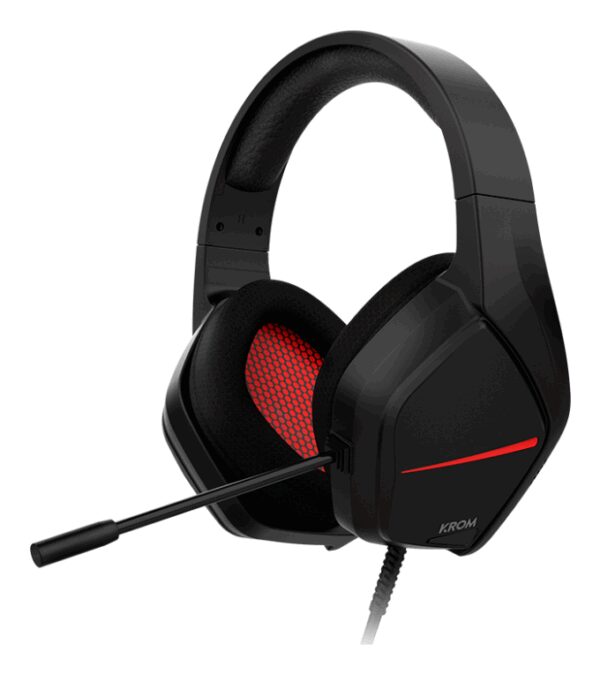 Krom Kopa Move Auriculares Alámbrico Diadema Juego Negro