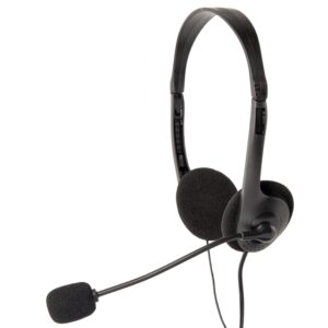 Gembird MHS-123 auricular y casco Auriculares Alámbrico Diadema Llamadas/Música Negro
