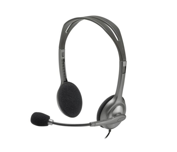 Logitech 981-000271 auricular y casco Auriculares Alámbrico Diadema Oficina/Centro de llamadas Negro, Plata