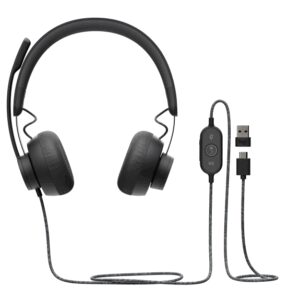 Logitech 981-000870 auricular y casco Auriculares Alámbrico Diadema Llamadas/Música USB Tipo C Grafito