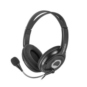 NATEC Bear 2 Auriculares Alámbrico Diadema Negro