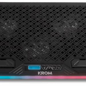 Krom Kooler almohadilla fría 48,3 cm (19") 2100 RPM Negro