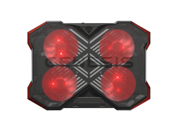 GENESIS Oxid 260 almohadilla fría 43,9 cm (17.3") 1010 RPM Negro, Rojo