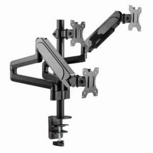 Gembird MA-DA3-01 soporte para monitor 68,6 cm (27") Escritorio Negro