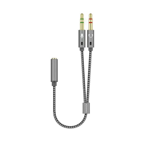 AISENS A128-0418 cable de audio 0,25 m 2 x 3.5mm 3,5mm