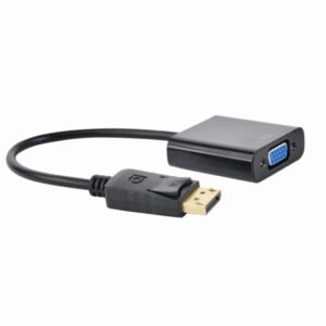 Gembird A-DPM-VGAF-02 adaptador de cable de vídeo 0,15 m VGA (D-Sub) DisplayPort Negro