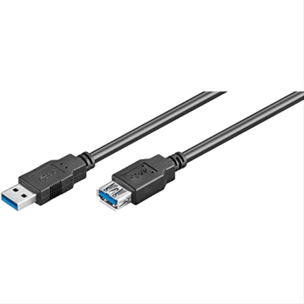 Ewent EC1007 cable USB 1 m USB 3.2 Gen 1 (3.1 Gen 1) USB A Negro