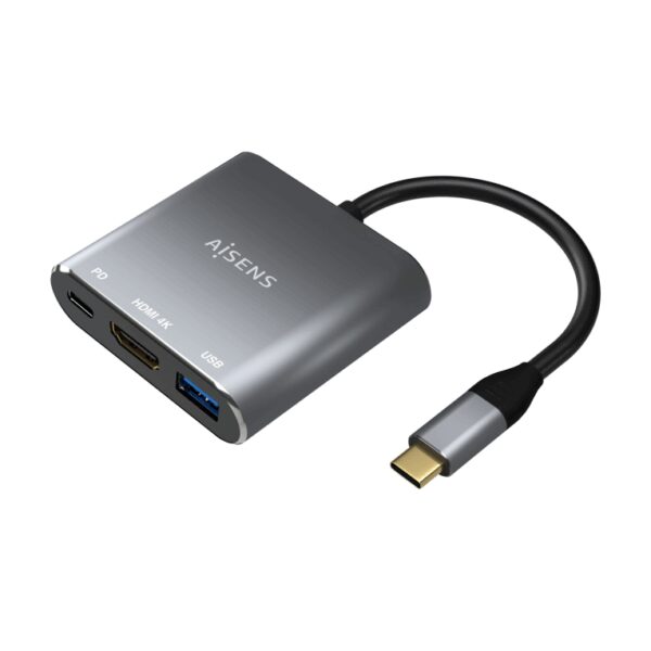 AISENS A109-0669 base para portátil y replicador de puertos Alámbrico USB 3.2 Gen 1 (3.1 Gen 1) Type-C