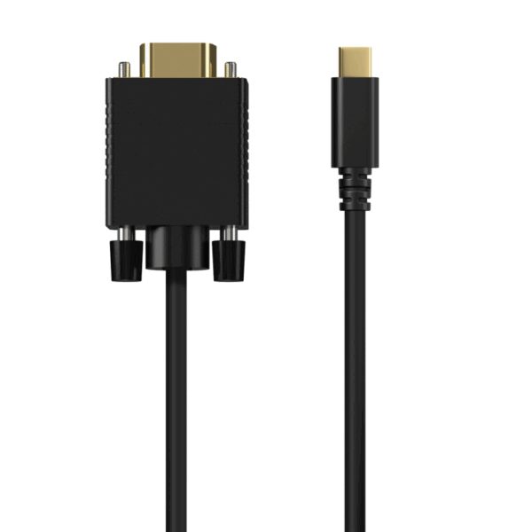 AISENS A109-0693 adaptador de cable de vídeo 1,8 m USB Tipo C VGA (D-Sub)