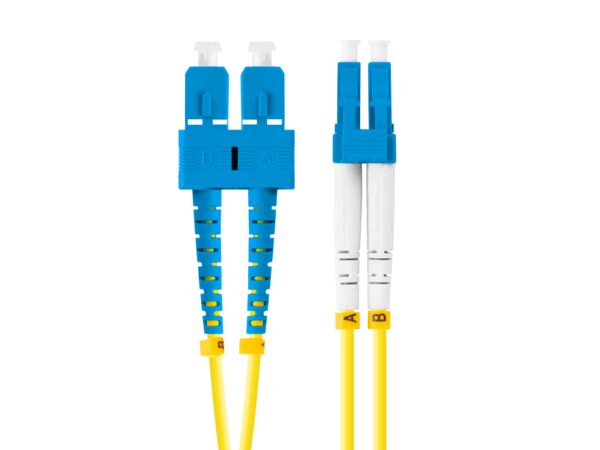 Lanberg FO-SULU-SD11-0010-YE cable de fibra optica 1 m SC LC G.657.A1 Amarillo