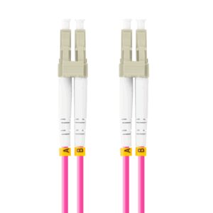 Lanberg FO-LULU-MD41-0010-VT cable de fibra optica 1 m LC OM4 Violeta