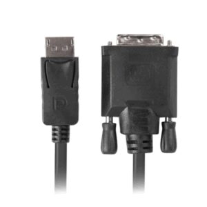 Lanberg CA-DPDV-10CU-0018-BK adaptador de cable de vídeo 1,8 m DisplayPort DVI-D Negro