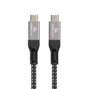 Gembird CCBP-USB4-CMCM240-1.5M cable USB USB4 Gen 3x2 1,5 m USB C Negro, Plata