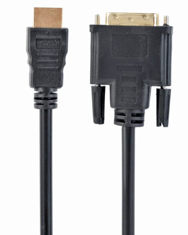 Gembird 5m, HDMI/DVI, M/M DVI-D Negro