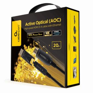 Gembird CCAP-HDMIDD-AOC-30M cable HDMI HDMI Type-A/HDMI Type-D Negro