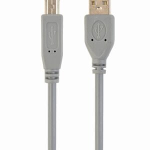 Gembird 1.8m USB 2.0 A/B M cable USB 1,8 m USB A USB B Gris