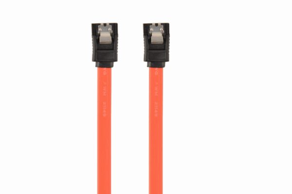 Gembird CC-SATAM-DATA cable de SATA 0,5 m Negro, Rojo