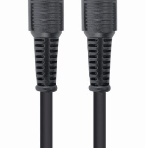 Gembird Toslink, 2m cable de audio Negro