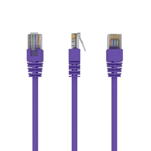 Gembird RJ45/RJ45 Cat5e 0.5m cable de red Púrpura 0,5 m U/UTP (UTP)