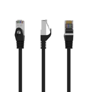 Gembird PP6-1M/BK cable de red Negro Cat6 F/UTP (FTP)