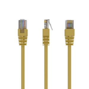 Gembird PP12-1M/Y cable de red Amarillo Cat5e U/UTP (UTP)