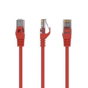 Gembird PP6U-0.5M cable de red Rojo 0,5 m Cat6 U/UTP (UTP)