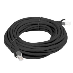 Lanberg PCU6-10CC-0500-BK cable de red Negro 5 m Cat6 U/UTP (UTP)