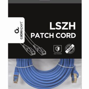Gembird PP6A-LSZHCU-B-10M cable de red Azul Cat6a S/FTP (S-STP)