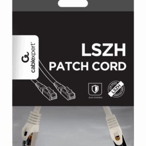 Gembird PP6A-LSZHCU-W-0.25M cable de red Blanco 0,25 m Cat6a S/FTP (S-STP)