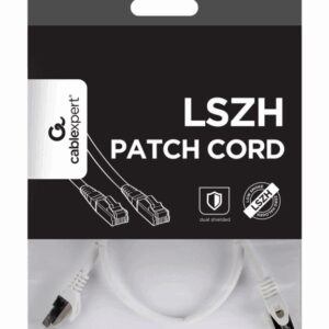 Gembird PP6A-LSZHCU-W-0.5M cable de red Blanco 0,5 m Cat6a S/FTP (S-STP)