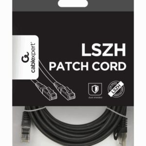 Gembird PP6A-LSZHCU-BK-5M cable de red Negro Cat6a S/FTP (S-STP)