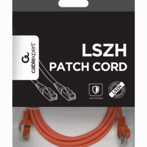 Gembird PP6A-LSZHCU-R-2M cable de red Rojo Cat6a S/FTP (S-STP)