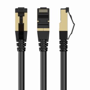 Gembird PP8-LSZHCU-BK-1.5M cable de red Negro 1,5 m Cat8 S/FTP (S-STP)