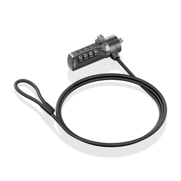 AISENS ASLK-D40N03-BK cable antirrobo Negro 1,5 m